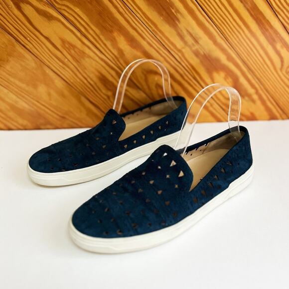 Via Spiga Gingi Suede Slip On Sneakers - Picture 1 of 6